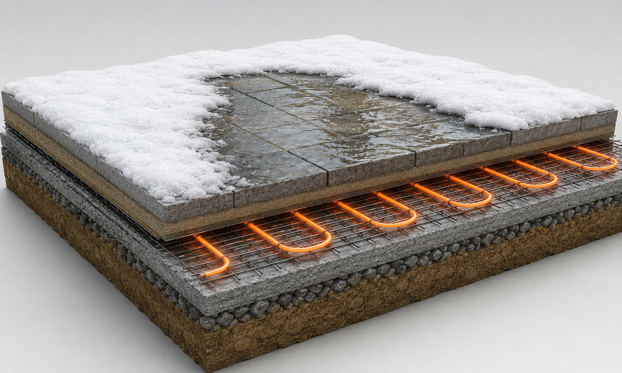snow melting system